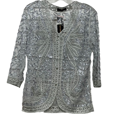 Net Embroidered Top